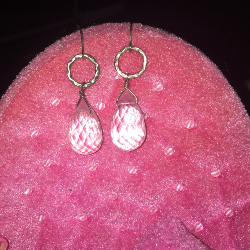Aurora Borealis Crystal dangle earrings